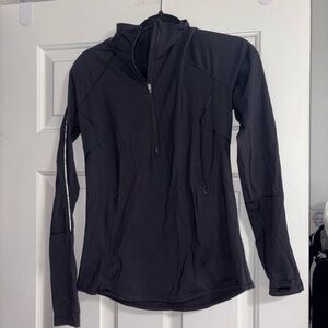 Athleta Dark Gray Activewear Top